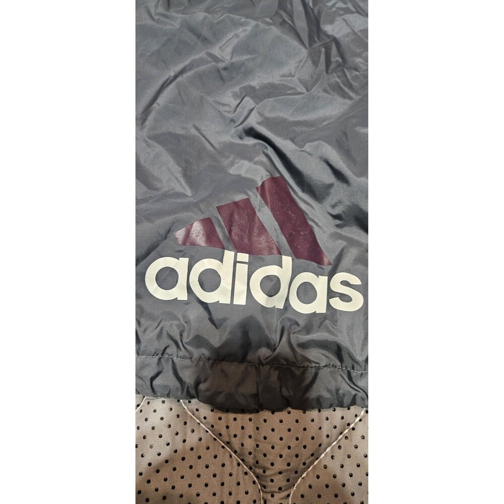Vintage Adidas Windbreaker Pullover Jacket Half Zip Colorblock 3 Stripe Mens XL - Picture 14 of 16